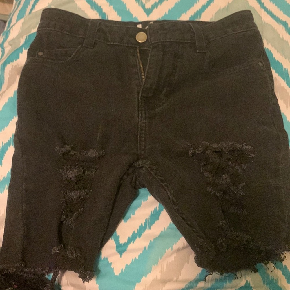 Black shorts